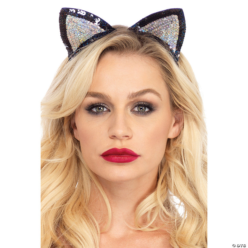 Adults Sequin Cat Ears Image