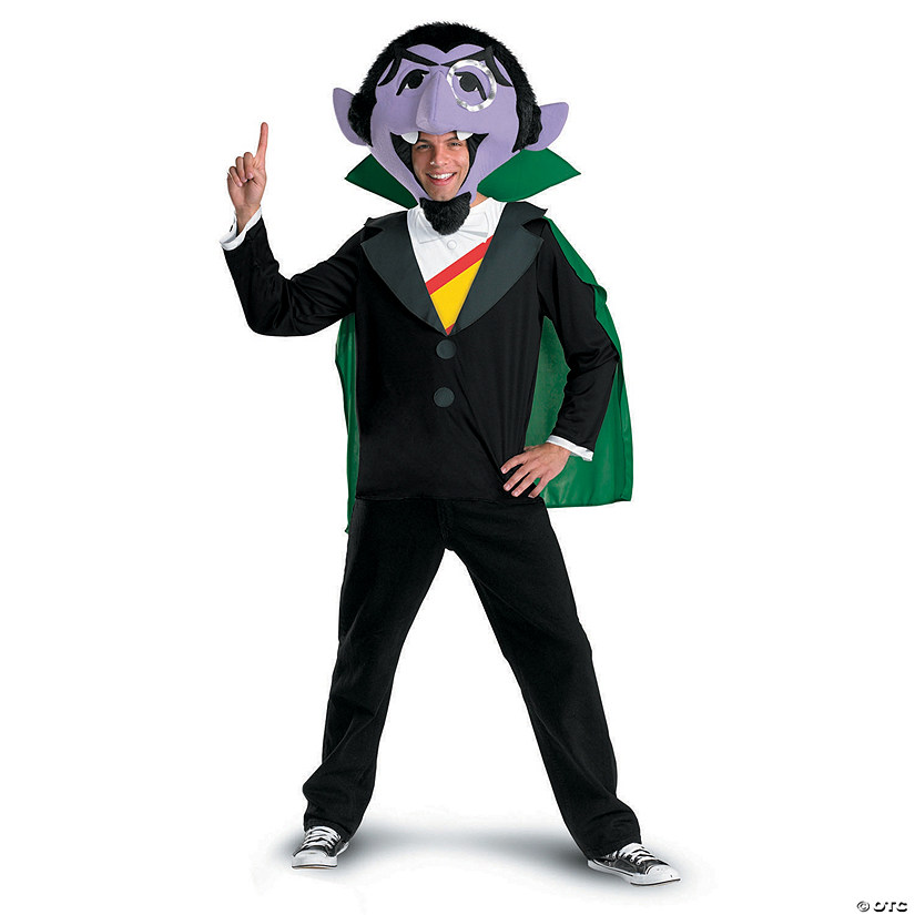 Adult's Sesame Street The Count Costume Image