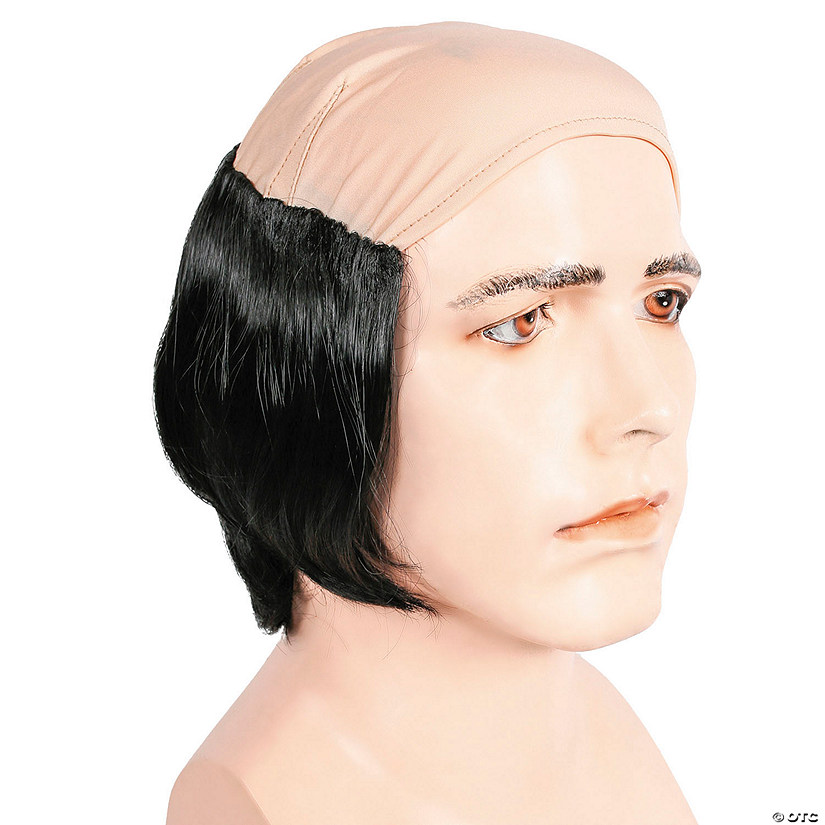 Adults Short-Haired Bald Top Wig Image