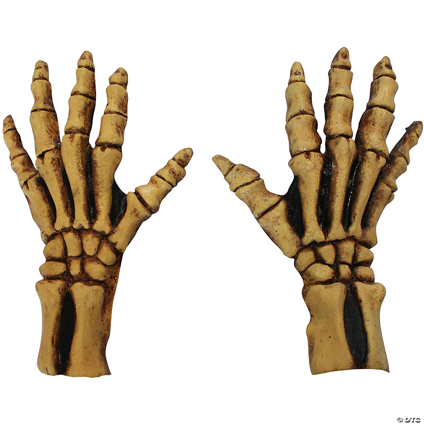 Adults Skeleton Hands Gloves Costume Accessory Image
