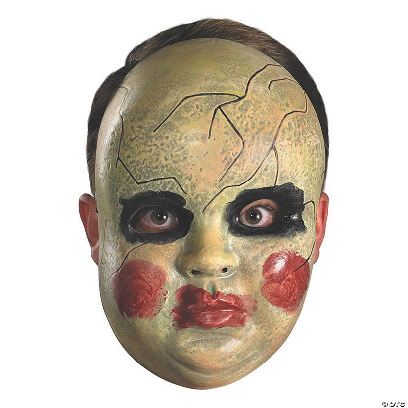 Adult's Smeary Doll Face Mask Image