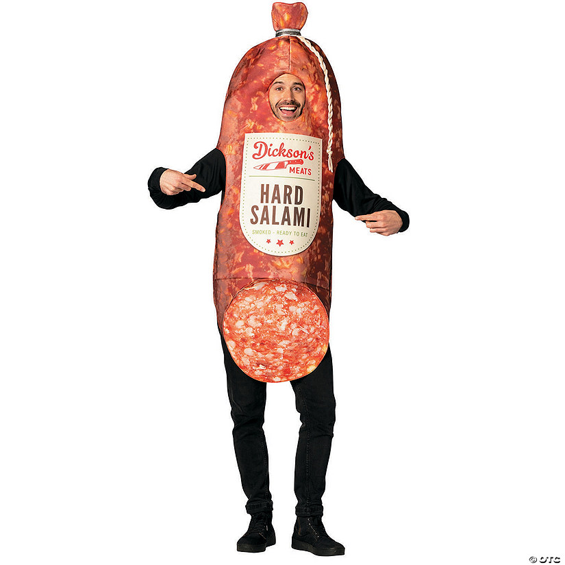 Adults Smoked Hard Salami Costume Image