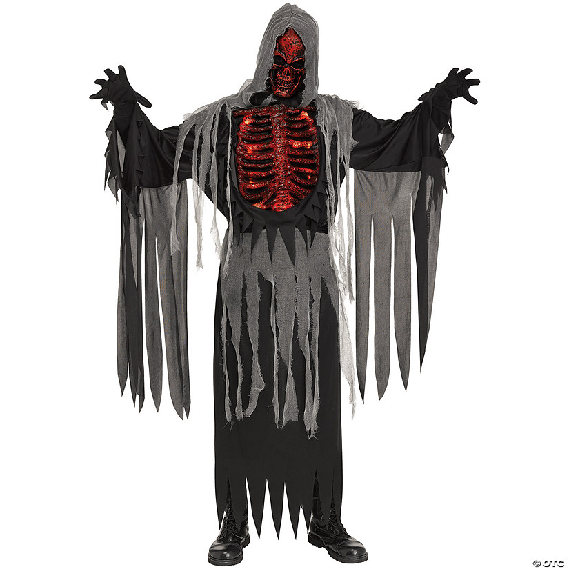Adults Smoldering Reaper Costume Image