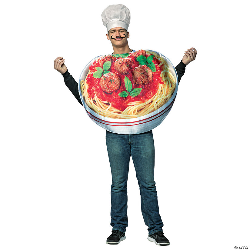 Adults Spaghetti And Meatballs Costume Image