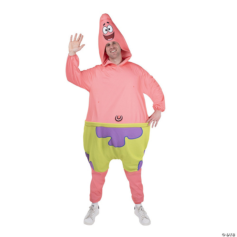 Adults SpongeBob SquarePants&amp;#8482; Patrick Onesie Costume - One Size Image
