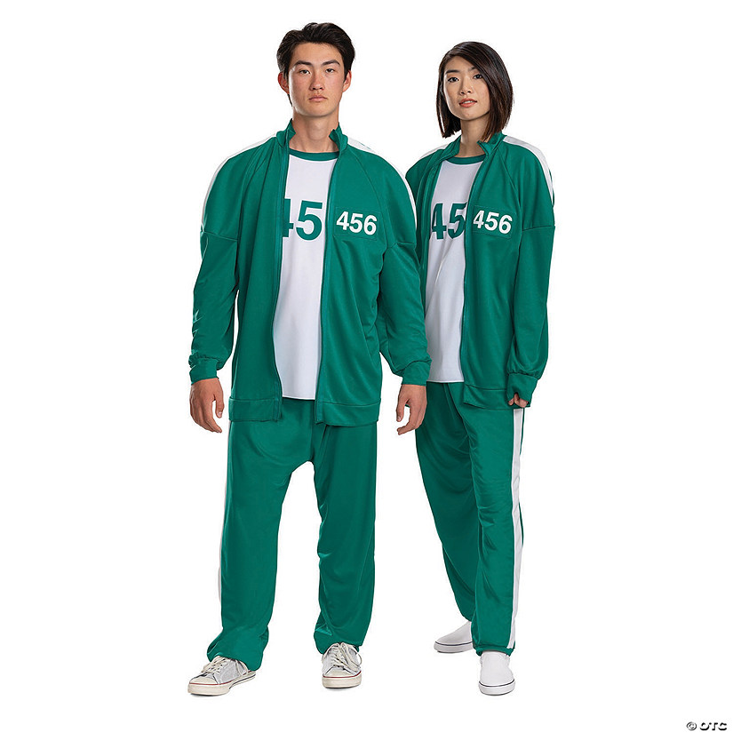 Adults Squid Game&#8482; Player 456 Track Suit Costume Image