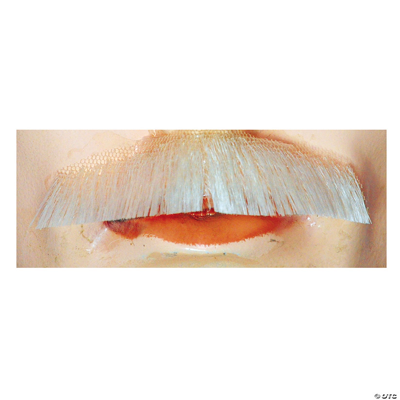 Adults Standard M-61 Blend Mustache - White 60 Image