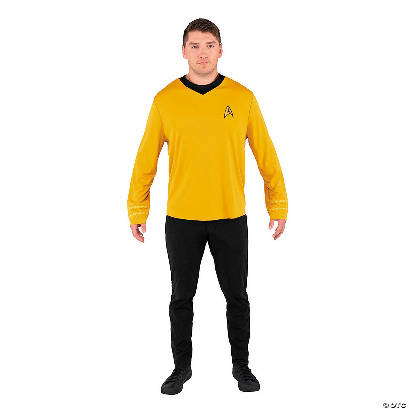 Adults Star Trek&amp;#8482; Captain Kirk Long Sleeve Costume Top Image