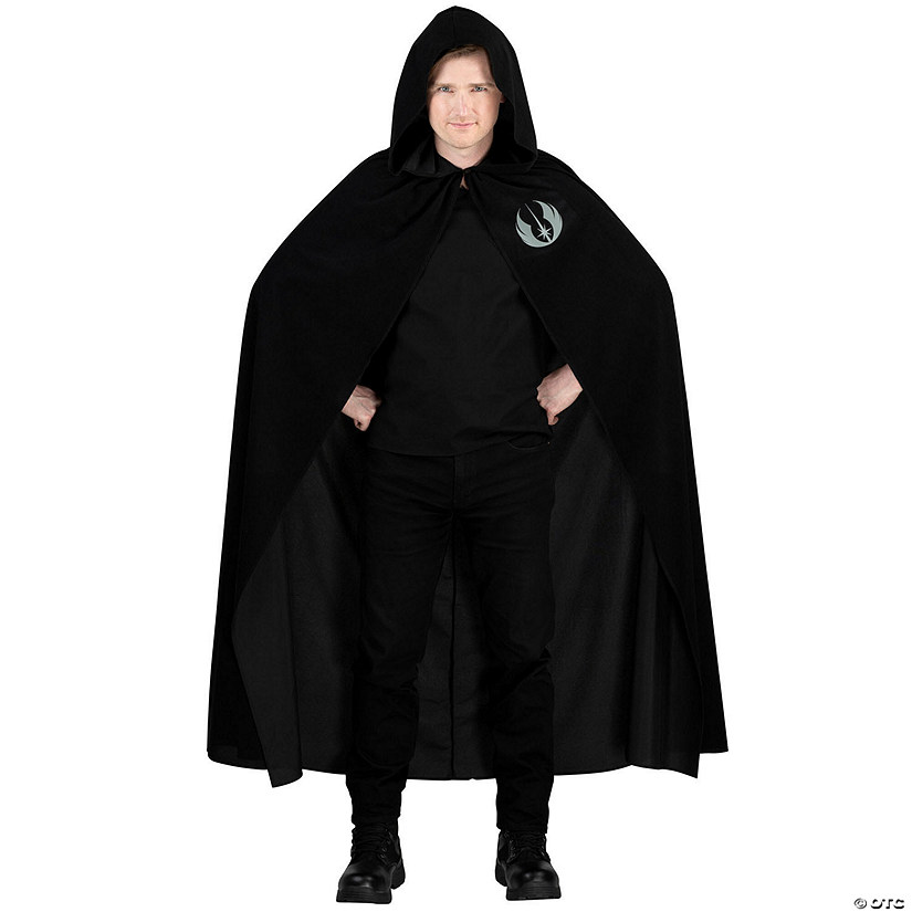Adults Star Wars Luke Skywalker Black Hooded Robe Costume Accessory Image