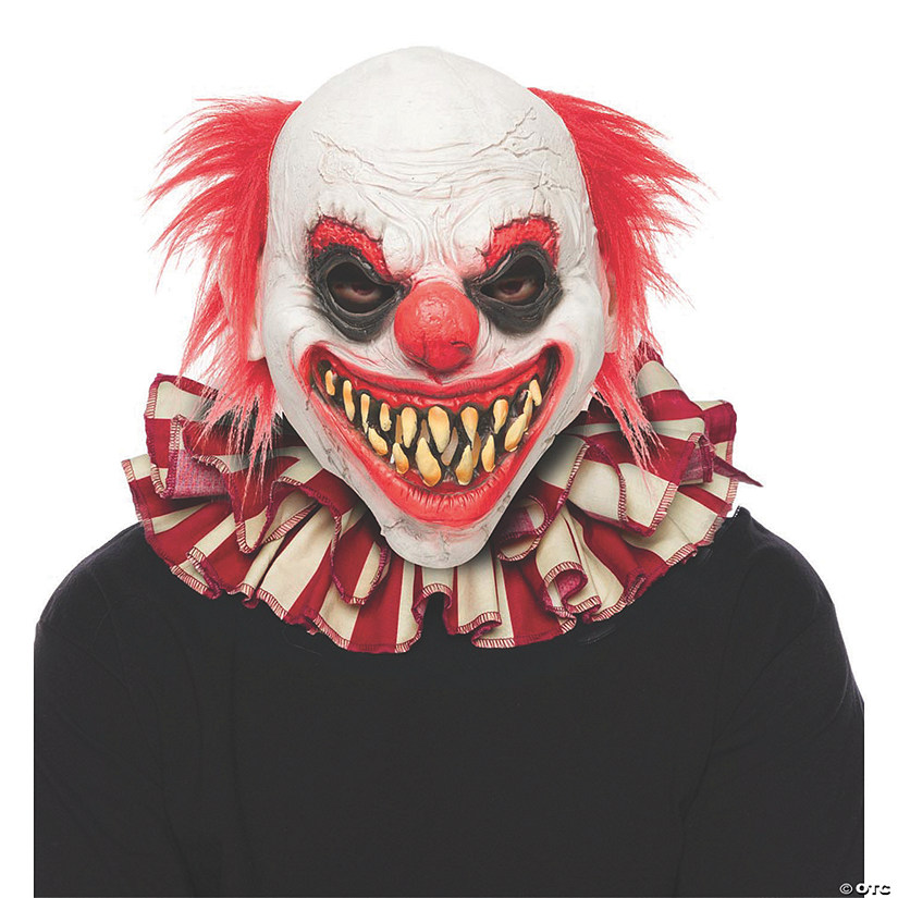 Adults Striped Clown Collar Image