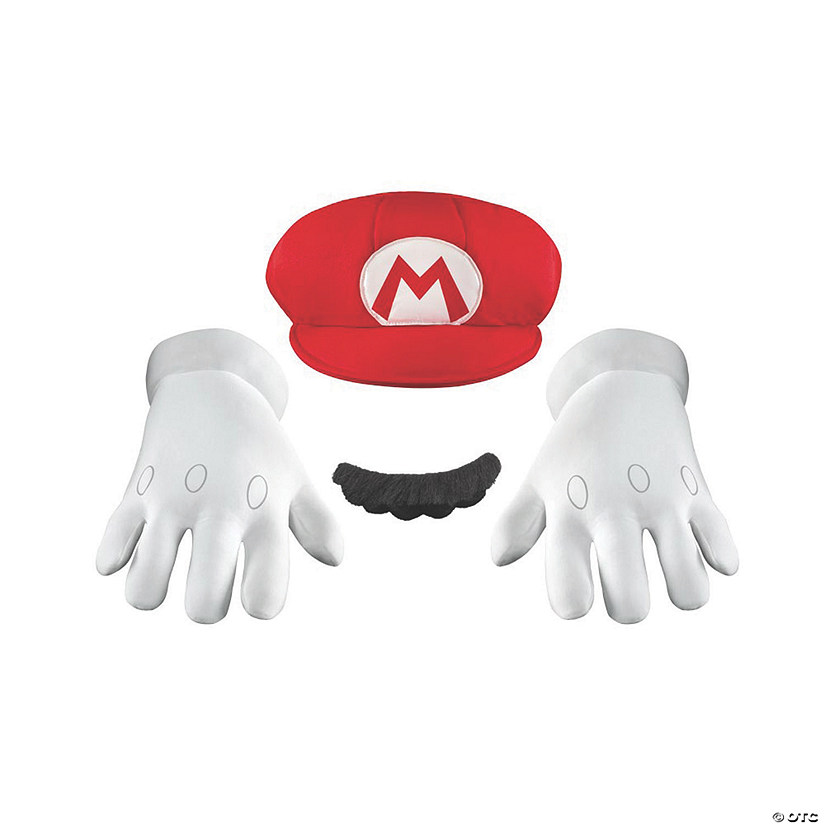 Adult's Super Mario Bros.&#8482; Mario Accessory Kit Image