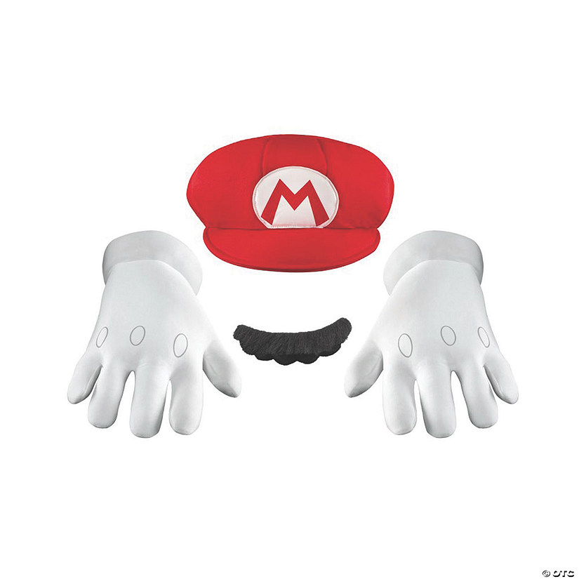 Adults Super Mario Bros.&amp;#8482; Mario Accessory Kit Image