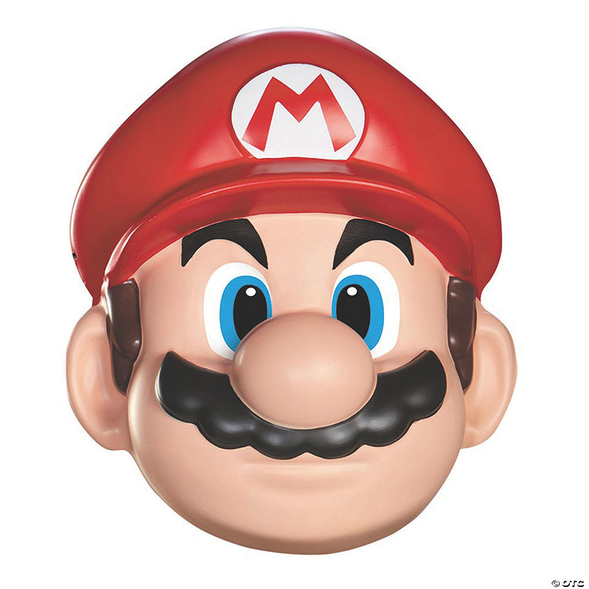 Adult's Super Mario Bros.&#8482; Mario Mask Image
