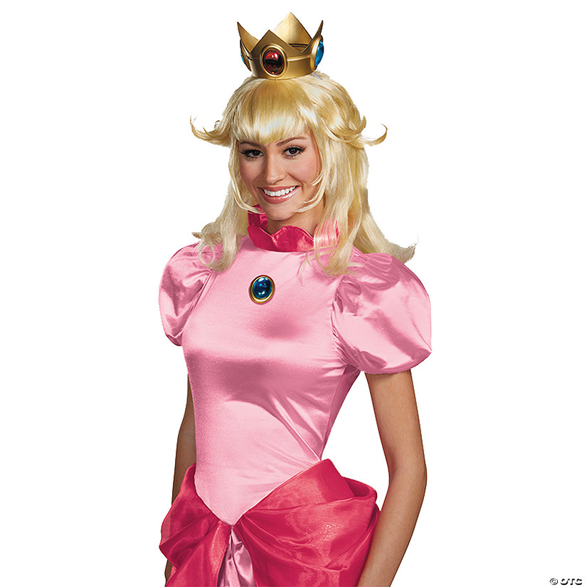 Adults Super Mario Bros.&amp;#8482; Princess Peach Wig Image