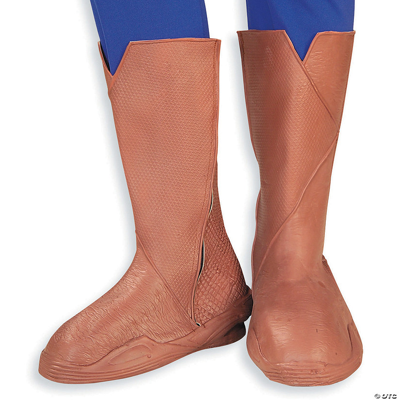 Adults Superman&amp;#8482; Deluxe Boot Tops Image