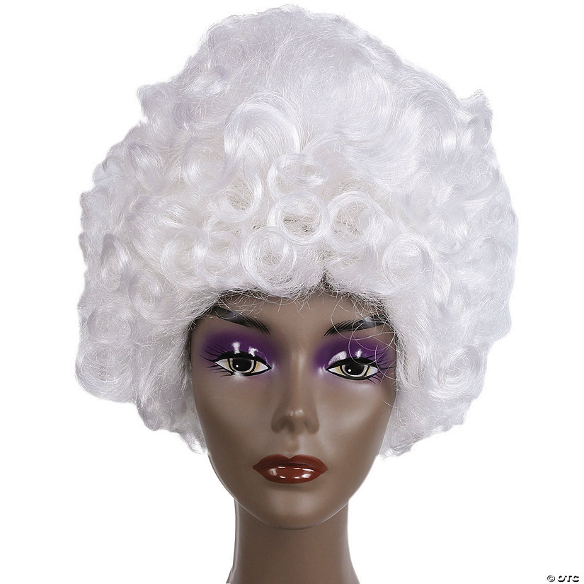 Adults Teased-Up Curls Beehive Wig Image