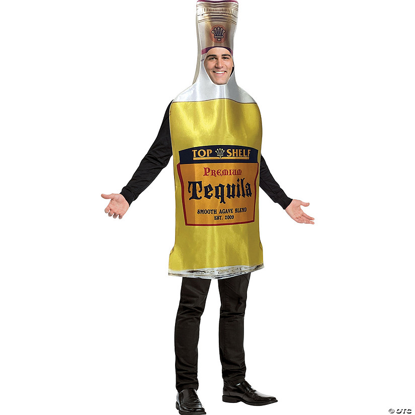 Adults Tequila Bottle Costume Image