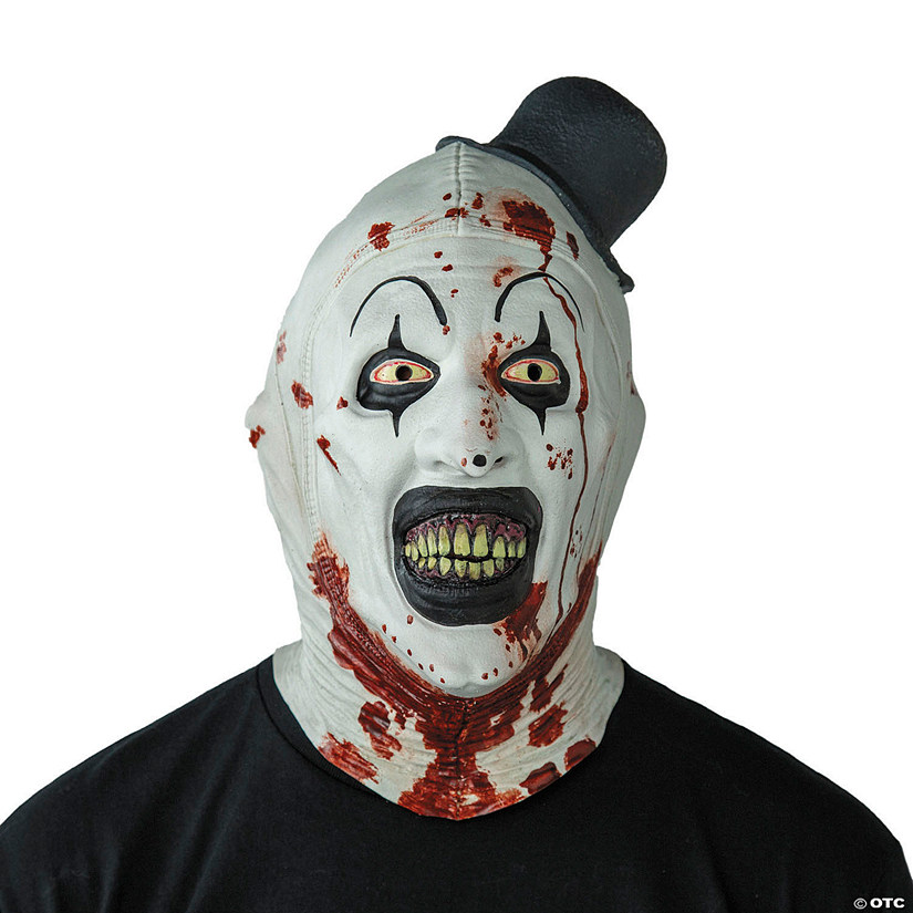Adults Terrifier 3&amp;#8482; Art the Clown Bloody Overhead Mask Image