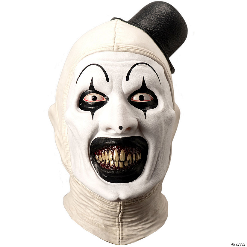 Adults Terrifier 3&amp;#8482; Art the Clown Clean Overhead Latex Mask Image