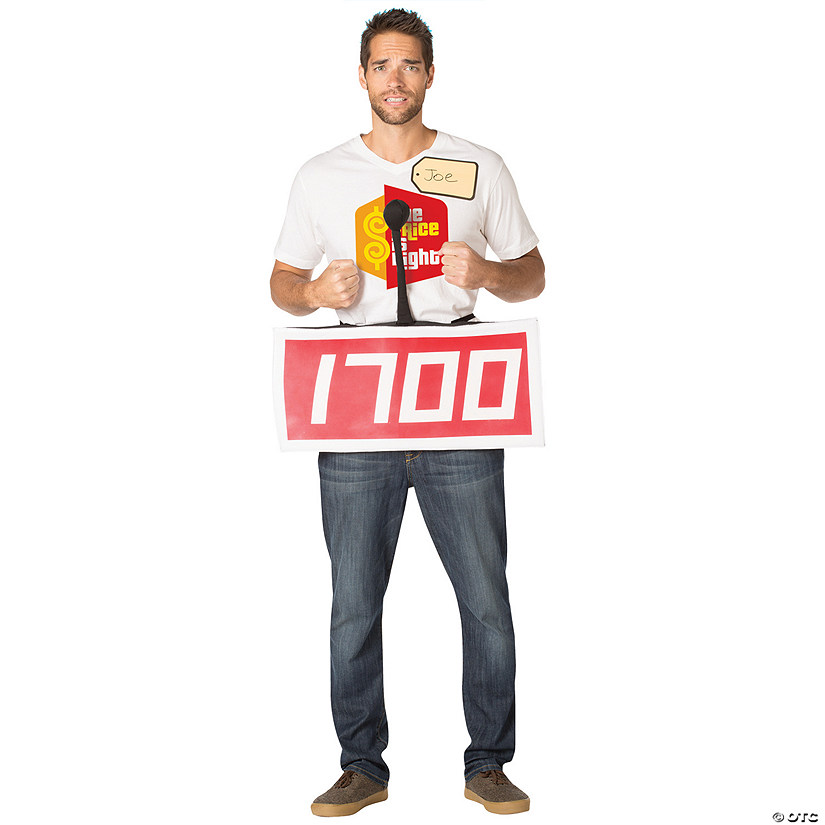 Adults The Price Is Right Row Red Costume Image