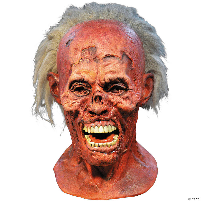 Adults The Walking Dead&#8482; Eyeless Walker Overhead Latex Mask - One Size Image