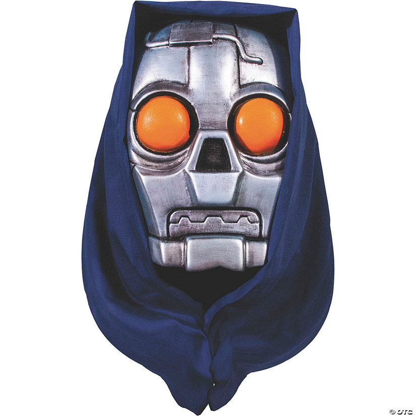 Adults The Worst&amp;#8482; Robot Reaper Overhead Latex Mask with Hood Image