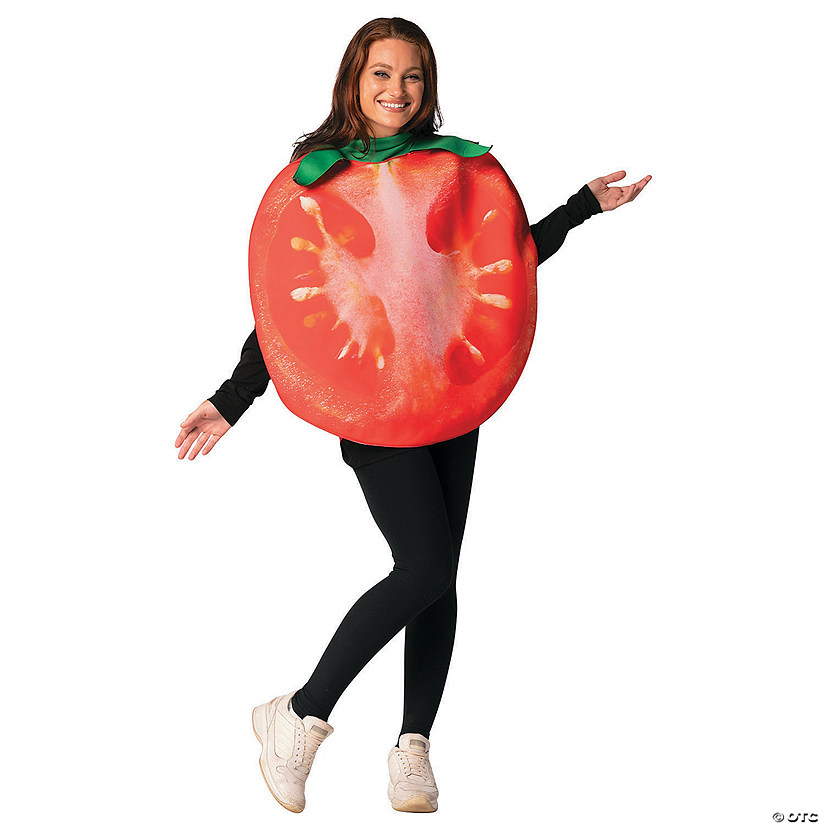 Adults Tomato Slice Costume Image