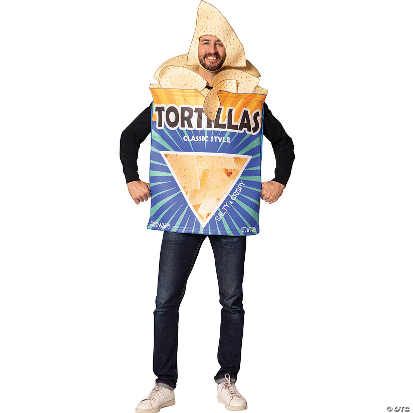 Adults Tortilla Chips Bag Costume Image