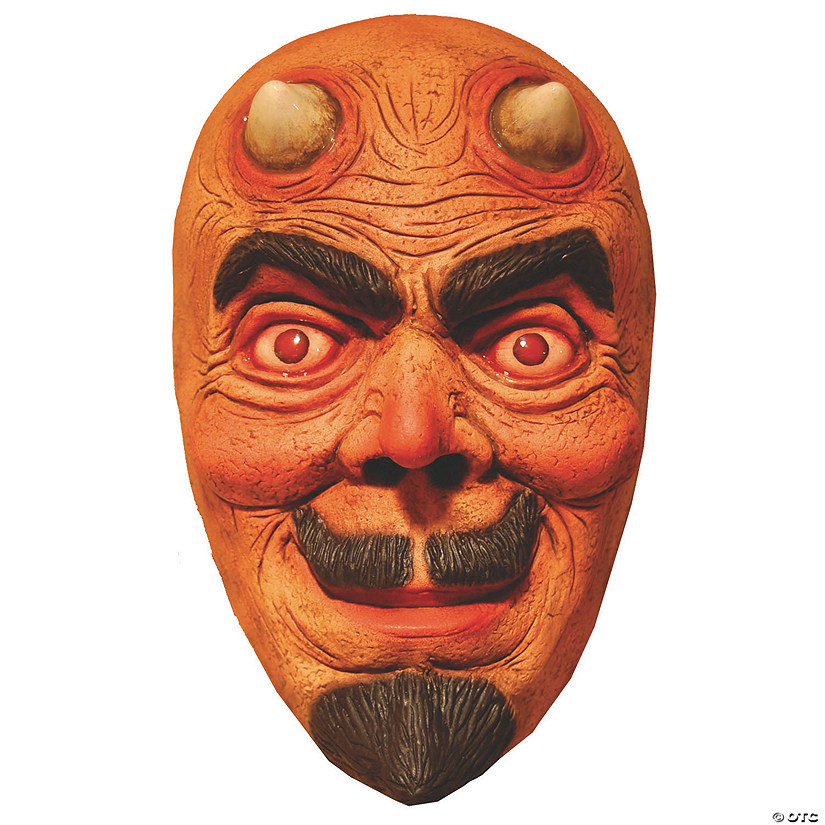 Adults Trick or Treat Studios Original Devil Full Latex Mask - One Size Image