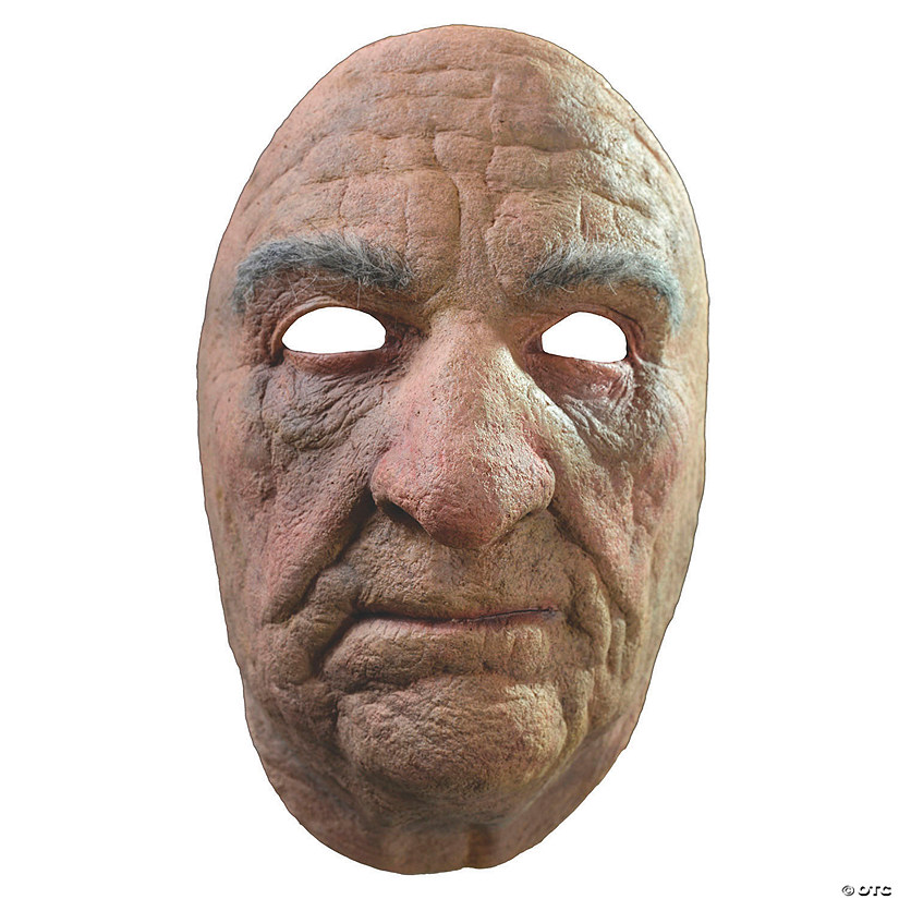 Adults Trick or Treat Studios Original Old Man Full Latex Mask - One Size Image