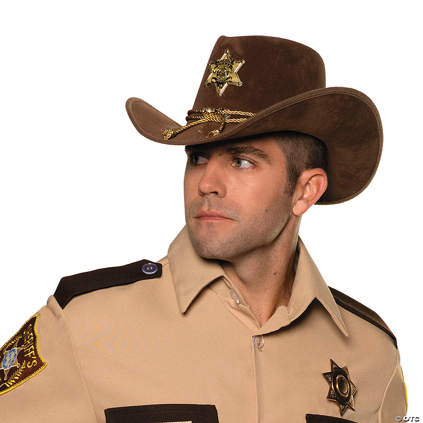 Adults Walking Dead&amp;#8482; Rick Grimes Hat Costume Accessory Image