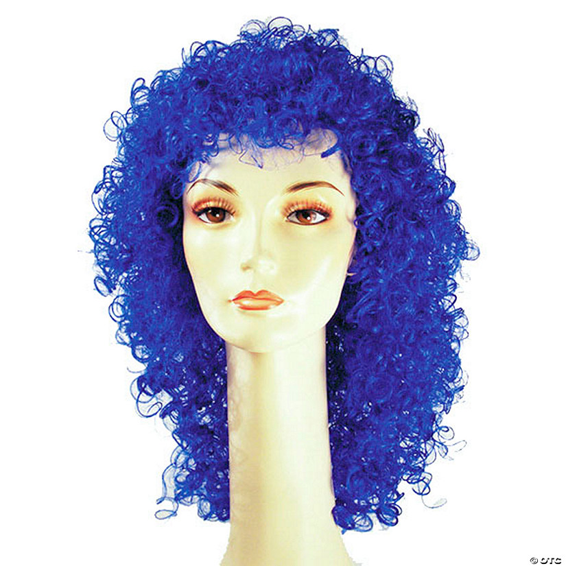 Adults Wet Look Clown Wig Image