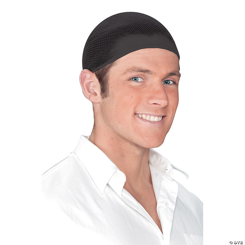 Adults Wig Cap Black Image