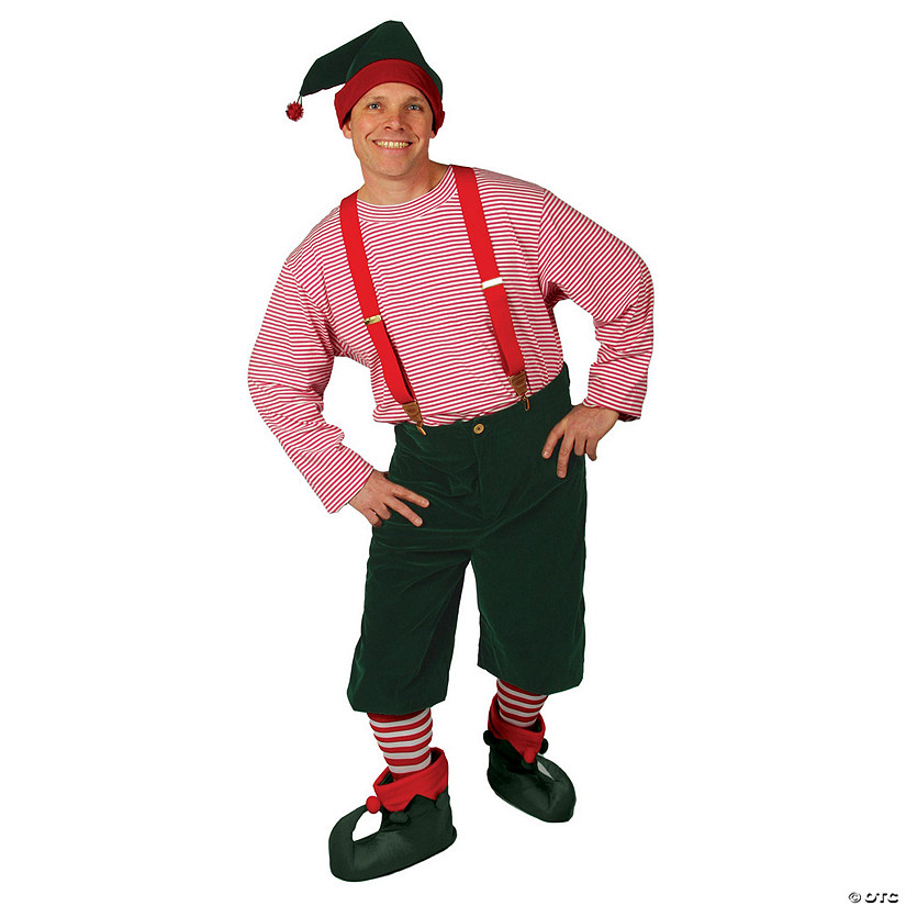 Adults Work Shop Elf Costume Image