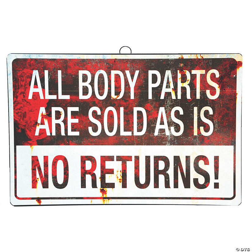 All Body Parts are Sold as Is Halloween Decoration Image