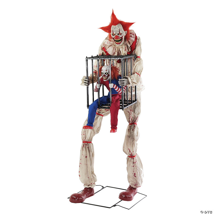 Animated Cagey The Clown W Caged Clown Image