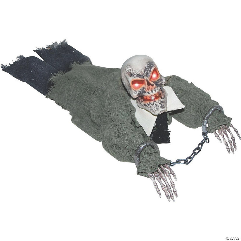 Animated Light-Up Crawling Ghoul Halloween Decoration Image