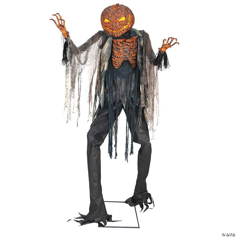 Animated Scorched Scarecrow Halloween Decoration Image