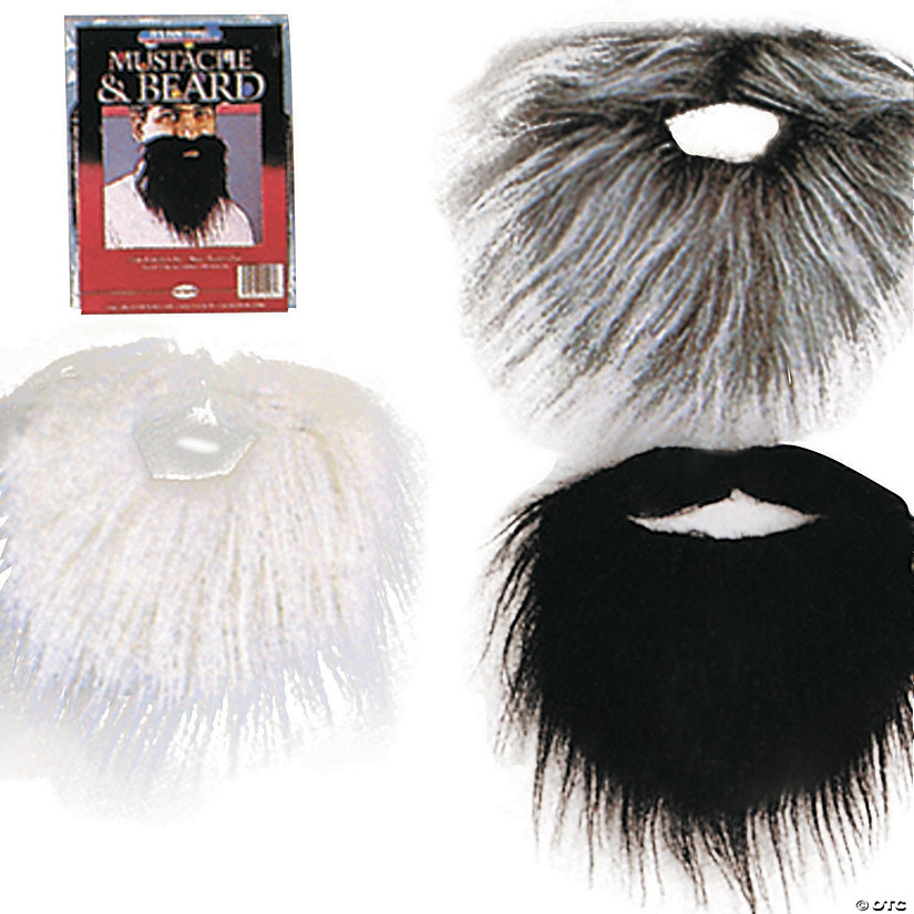 Assorted Mustaches & Beards - 24 Pc. Image