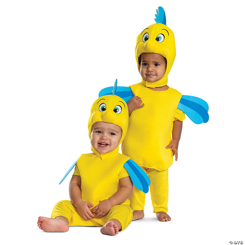 Baby Classic Disney's Little Mermaid Animated Flounder Costume - Small 12-18 Months Image