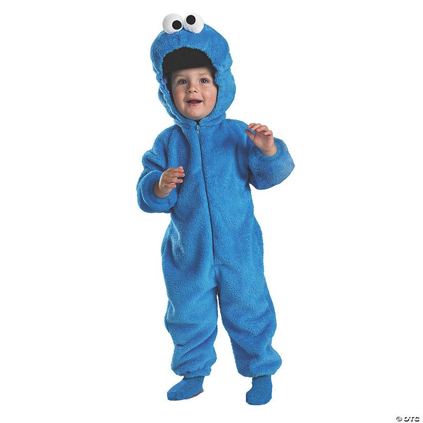 Baby Deluxe Sesame Street™ Cookie Monster Costume 1218 Months Halloween Express