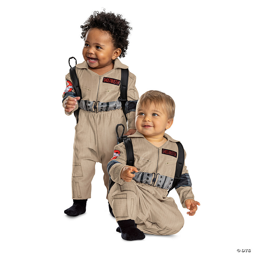 Baby Ghostbusters: Frozen Empire&amp;#8482; Posh Flight Suit Costume - XS 12-18 Months Image