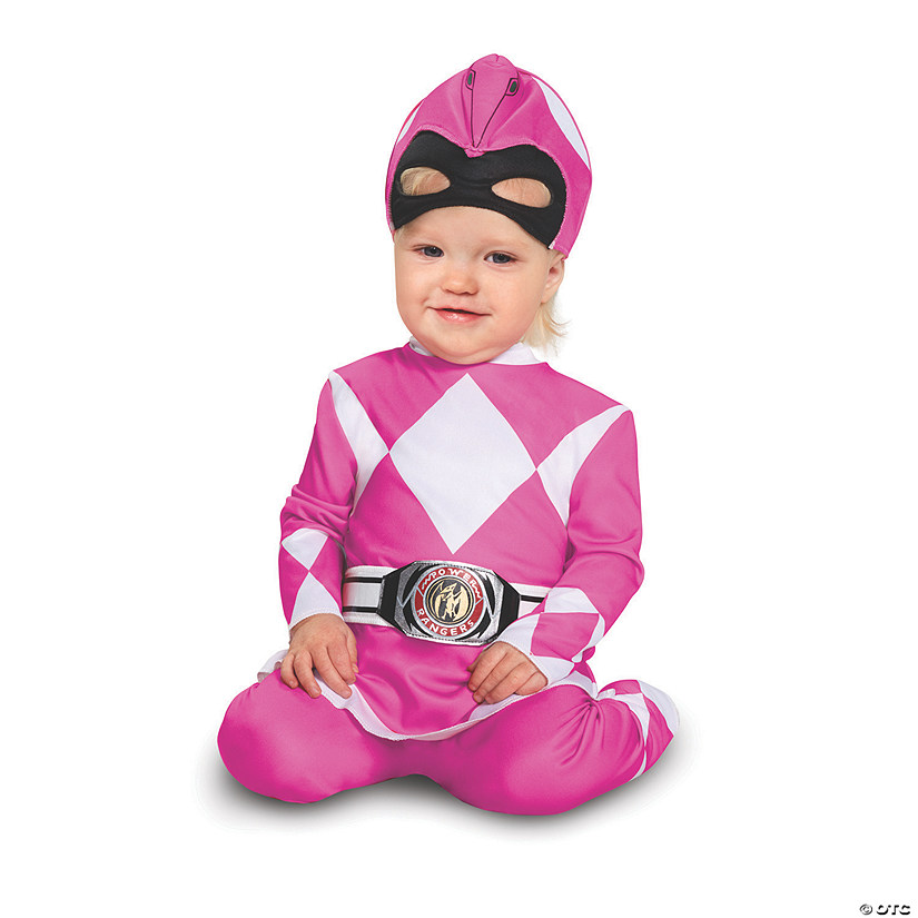 Baby Girl&#8217;s Classic Power Rangers&#8482; Pink Ranger Costume - 12-18 Mo. Image
