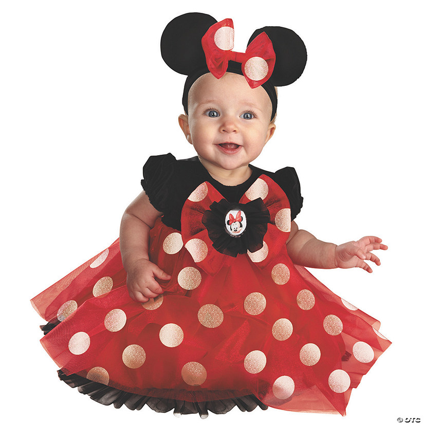 Baby Girl's Red Minnie Mouse&#8482; Costume - 6-12 Months Image