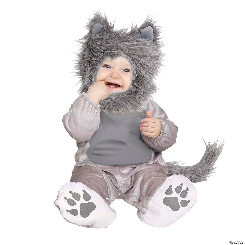 Baby Gray Wolf Cub Costume Image