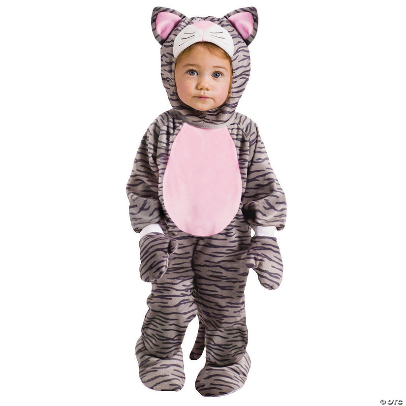 Baby Grey Stripe Kitten Costume Image