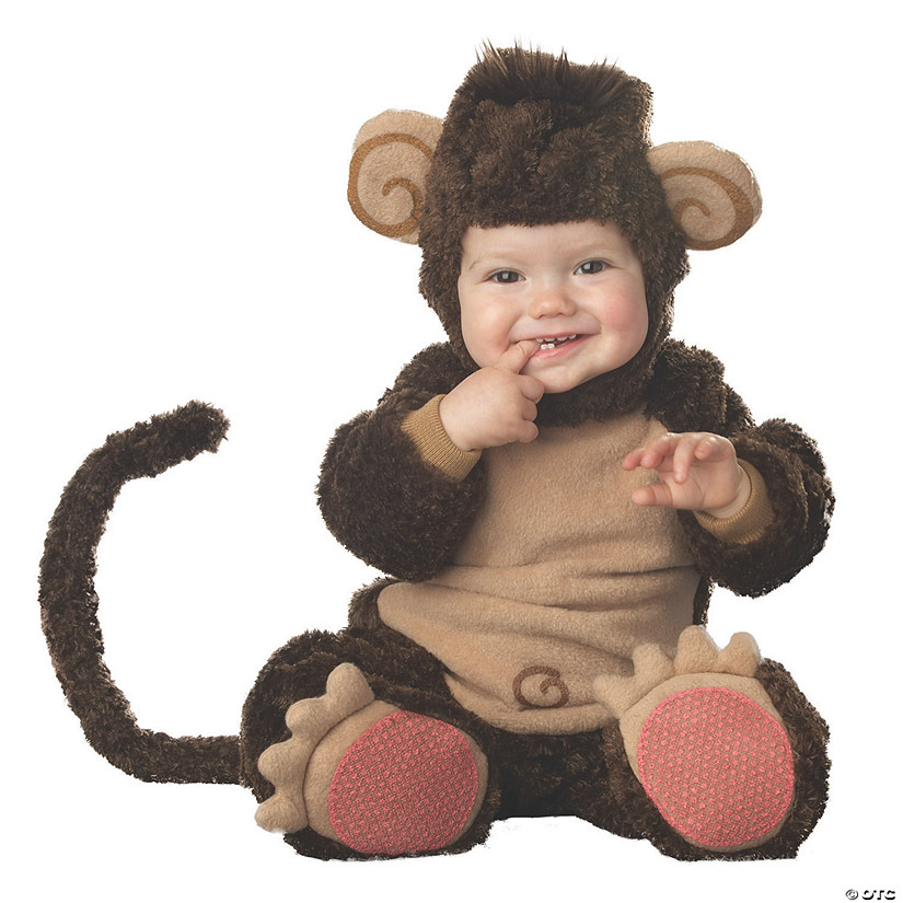 Baby Lil Monkey Costume - 12-18 Months Image