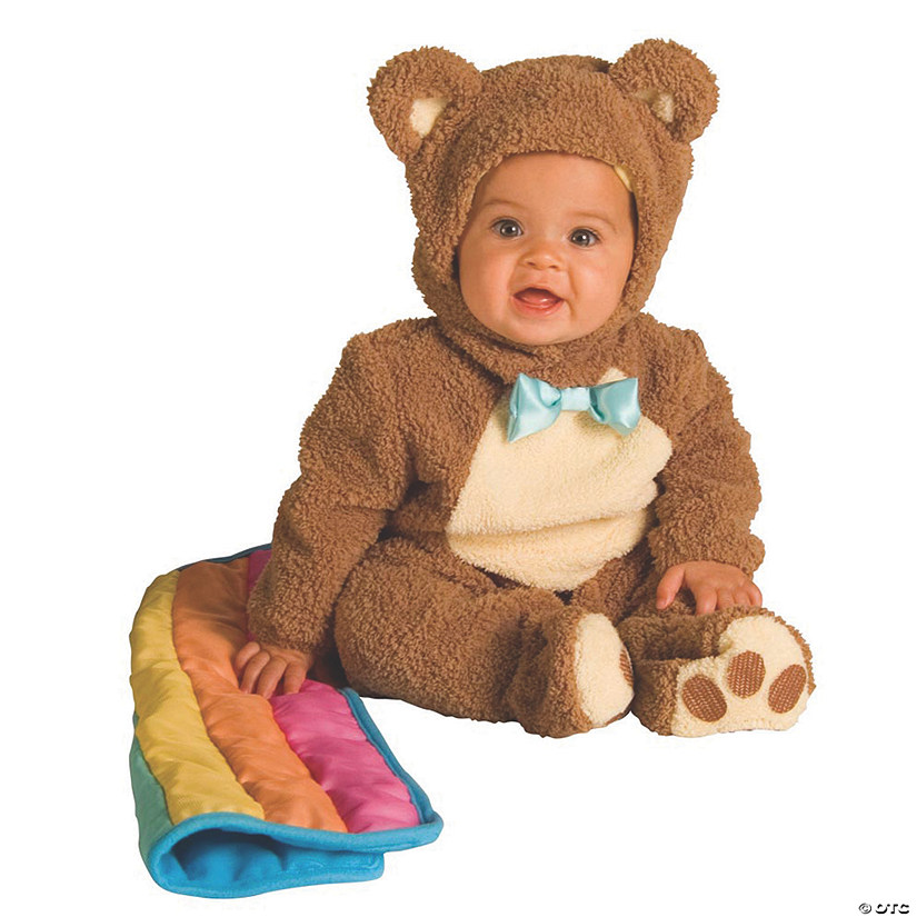 Baby Oatmeal Bear with Rainbow Blankee Costume 612 Months