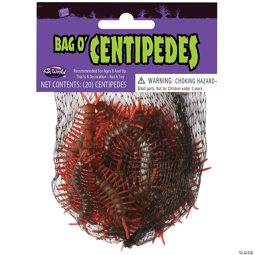 Bag of Centipedes Decoration - 20 Pc. Image
