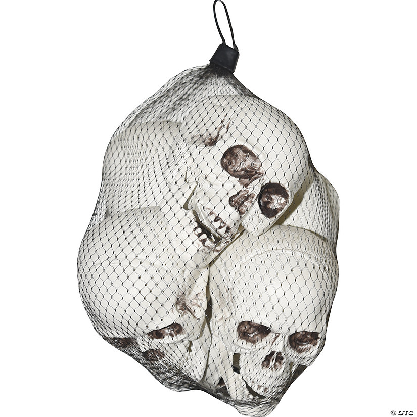 Bag of Skulls Decoration - 6 Pieces Image